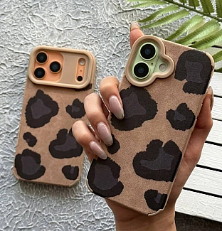 قاب مخملی پلنگی Leopard آیفون